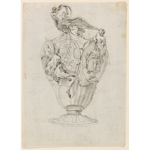 Design for an Elaborate Vase with Allegorical Figures